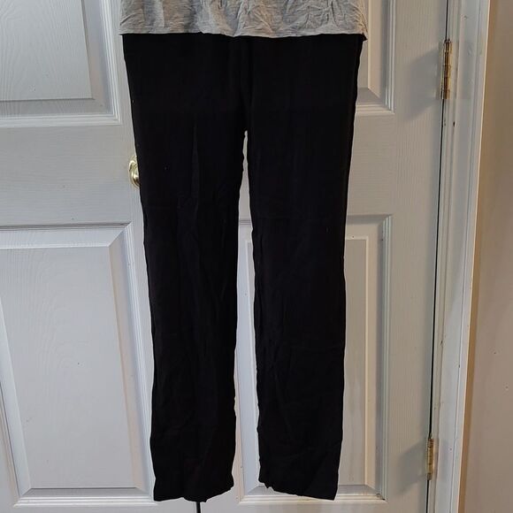Elevenses gray and black sleeveless long pant romper pantsuit Sz XS EUC - Picture 5 of 7
